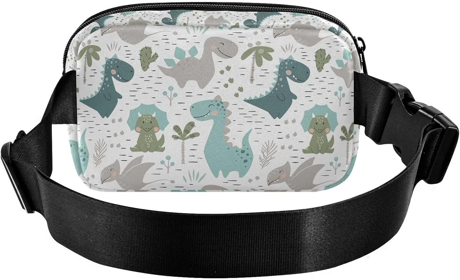 Dinosaur Fanny Pack for Men Women Belt Bag Fashion Waist Pouch with Adjustable Strap Lightweight for Outdoor Sports Running Traveling Hiking Camping Cycling
