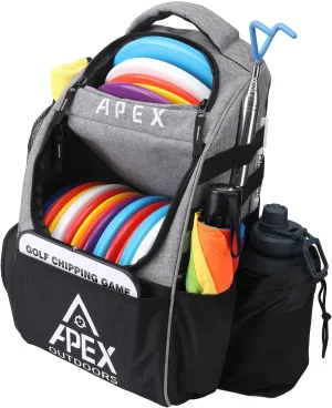Disc Golf Bag, Large Disc Golf Backpack Holds Over 21 Discs, Durable & Lightweight with Multiple Storage Pockets