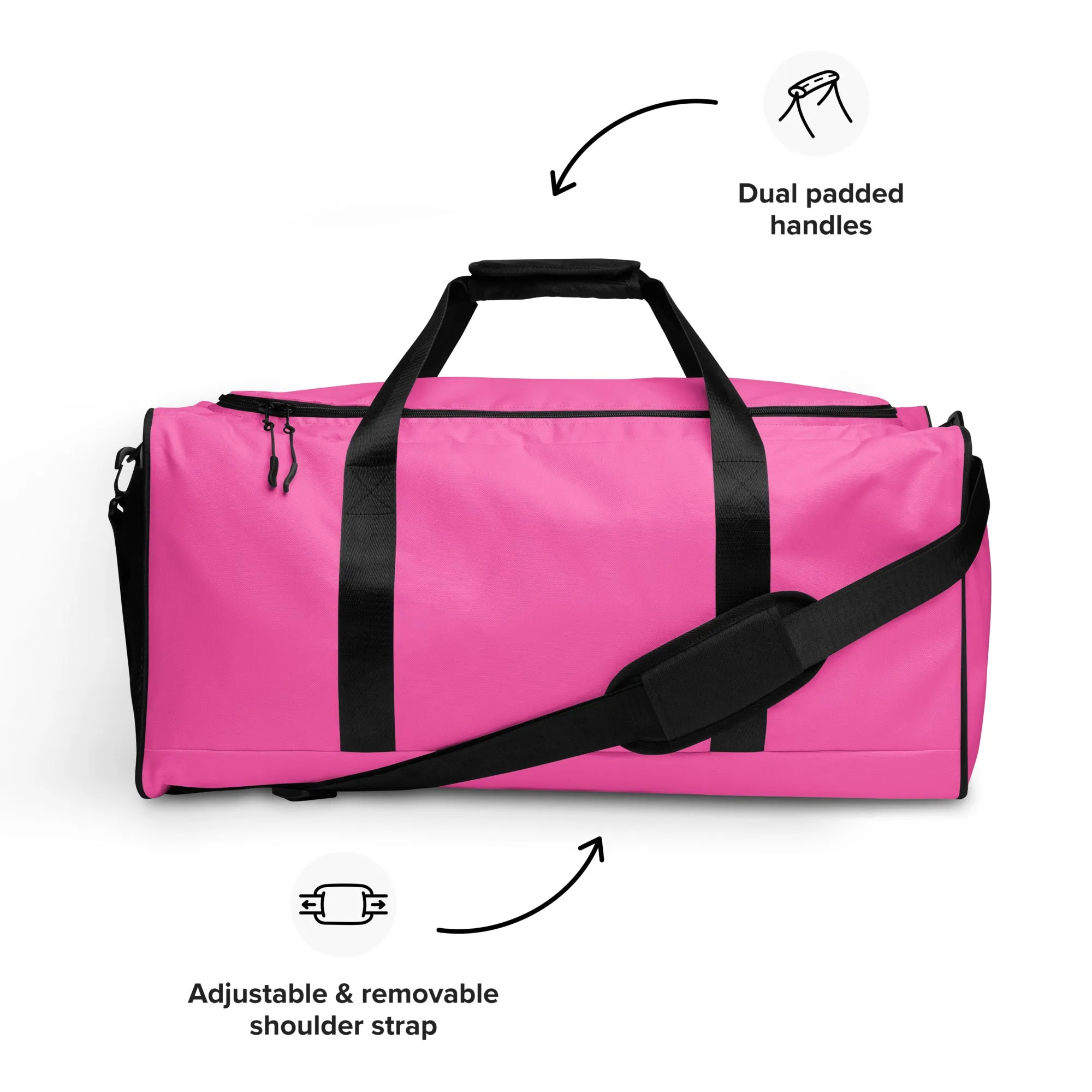 DiscoBabe Pink Duffle bag