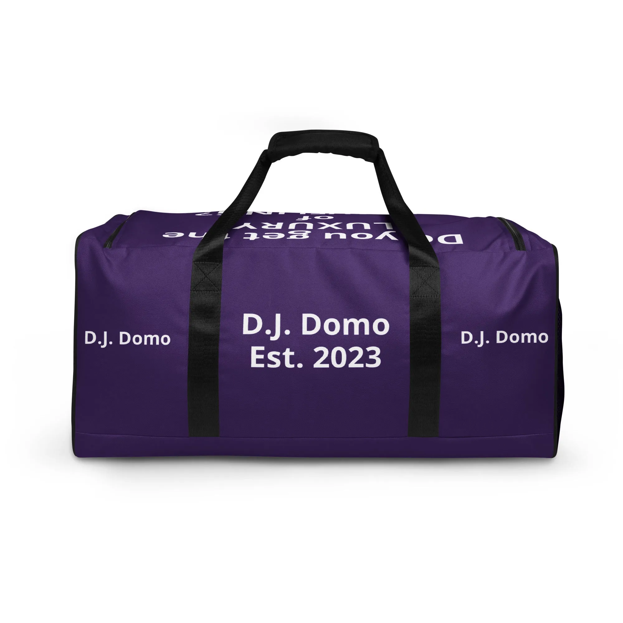 D.J. Domo DQOI Pt 1 "Travel" Duffle Bag Purple/White