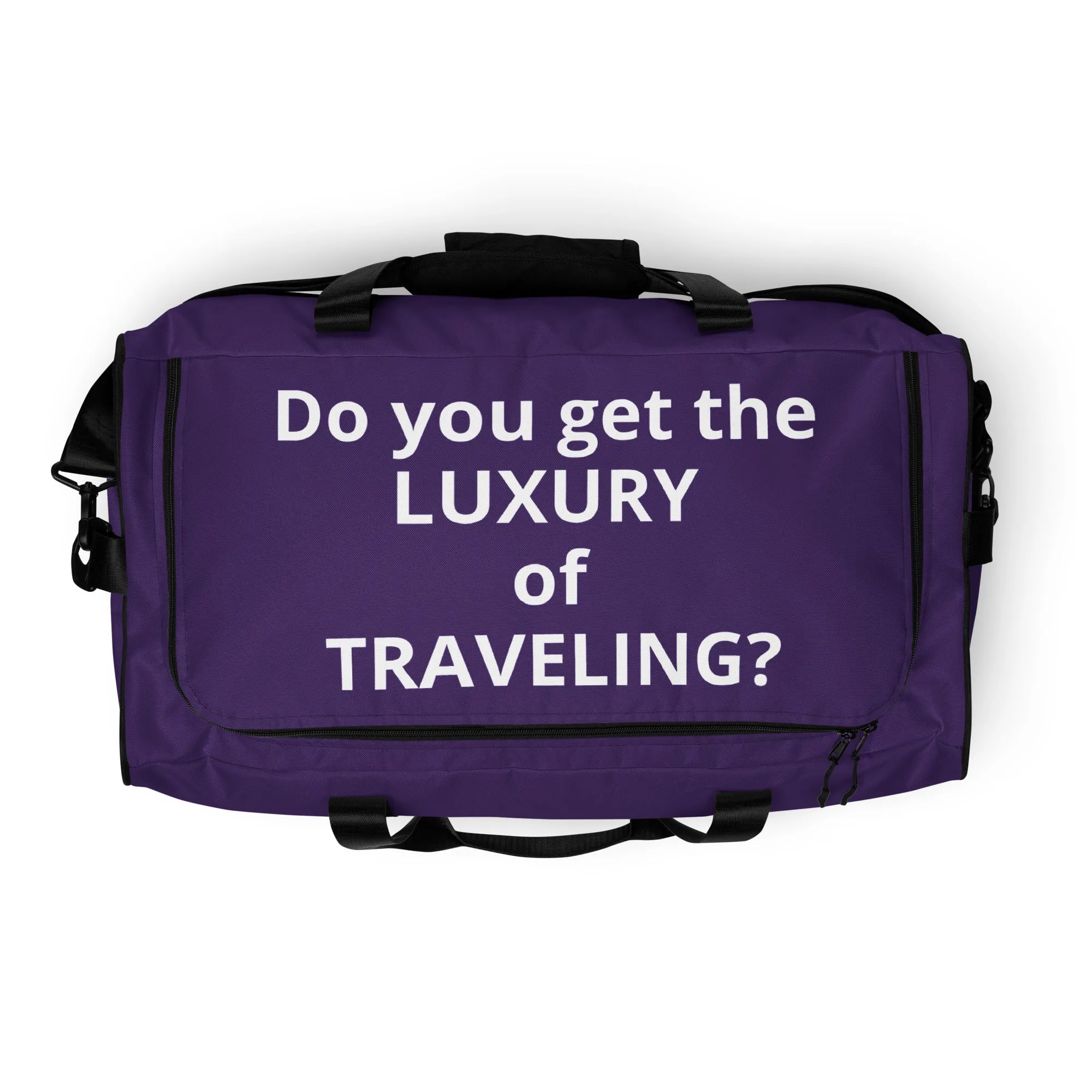 D.J. Domo DQOI Pt 1 "Travel" Duffle Bag Purple/White