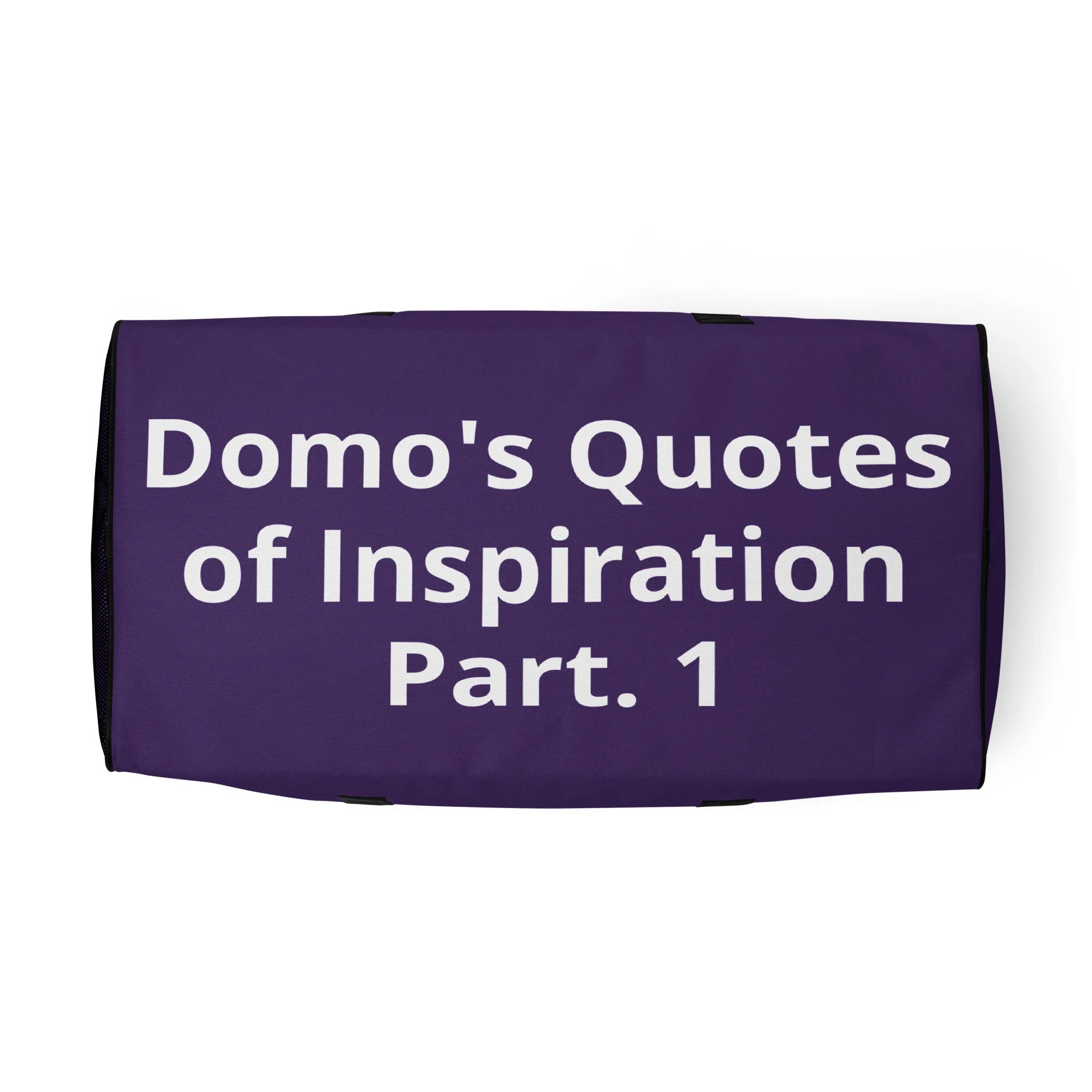 D.J. Domo DQOI Pt 1 "Travel" Duffle Bag Purple/White