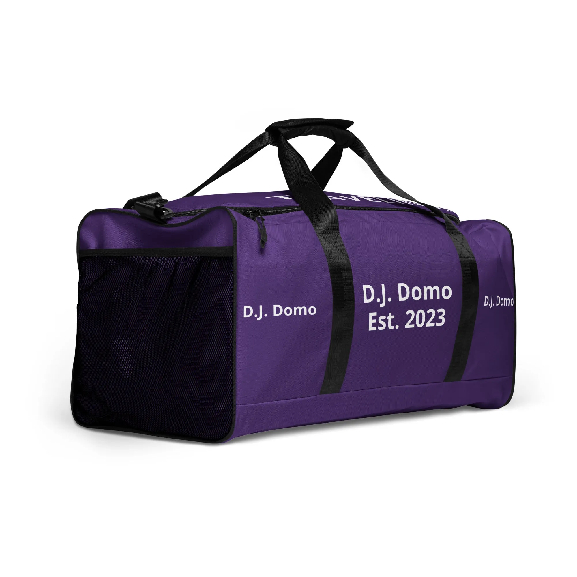 D.J. Domo DQOI Pt 1 "Travel" Duffle Bag Purple/White