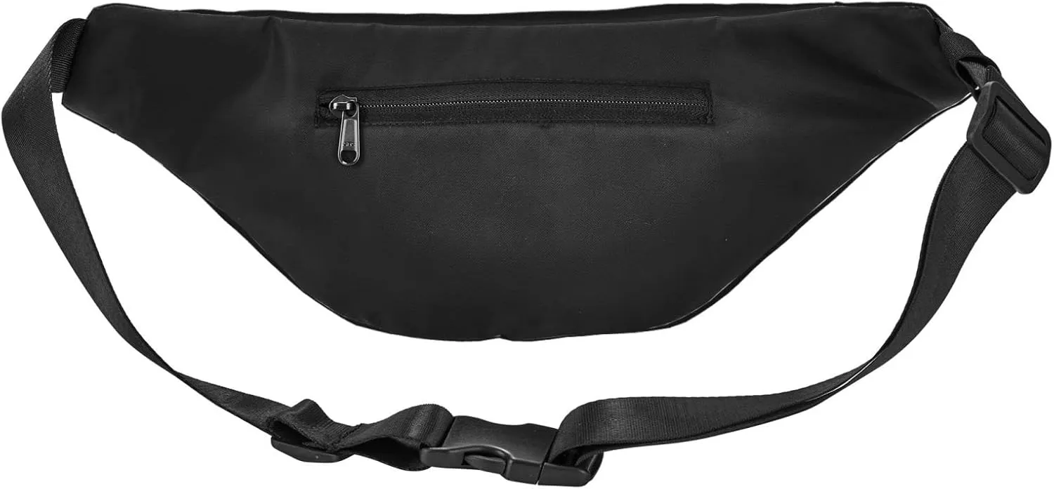 Don'T Panic Pansexual Lgbt Pride Waist Bag Adjustable Strap Waist Pack For Men&Women For Travel Hiking Running Outdoor Sports, Black