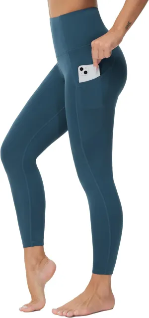 Dragon Fit High Waist Yoga Leggings with 3 Pockets,Tummy Control Workout Running 4 Way Stretch Yoga Pants