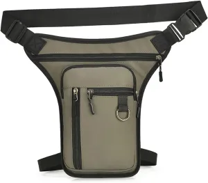 Drop Leg Bag, Waist Drop Leg Thigh Bag Hip Belt for Men Women, Utility Fanny Pack, Waist Pack Drop Leg Bag, Ta-ctical Waist Belt Bag, Thigh Pouch Bag for Motorcycle Cycling Hiking Travel Outdoor