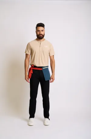 Dual-Tone Utility Pouch with Adjustable Belt