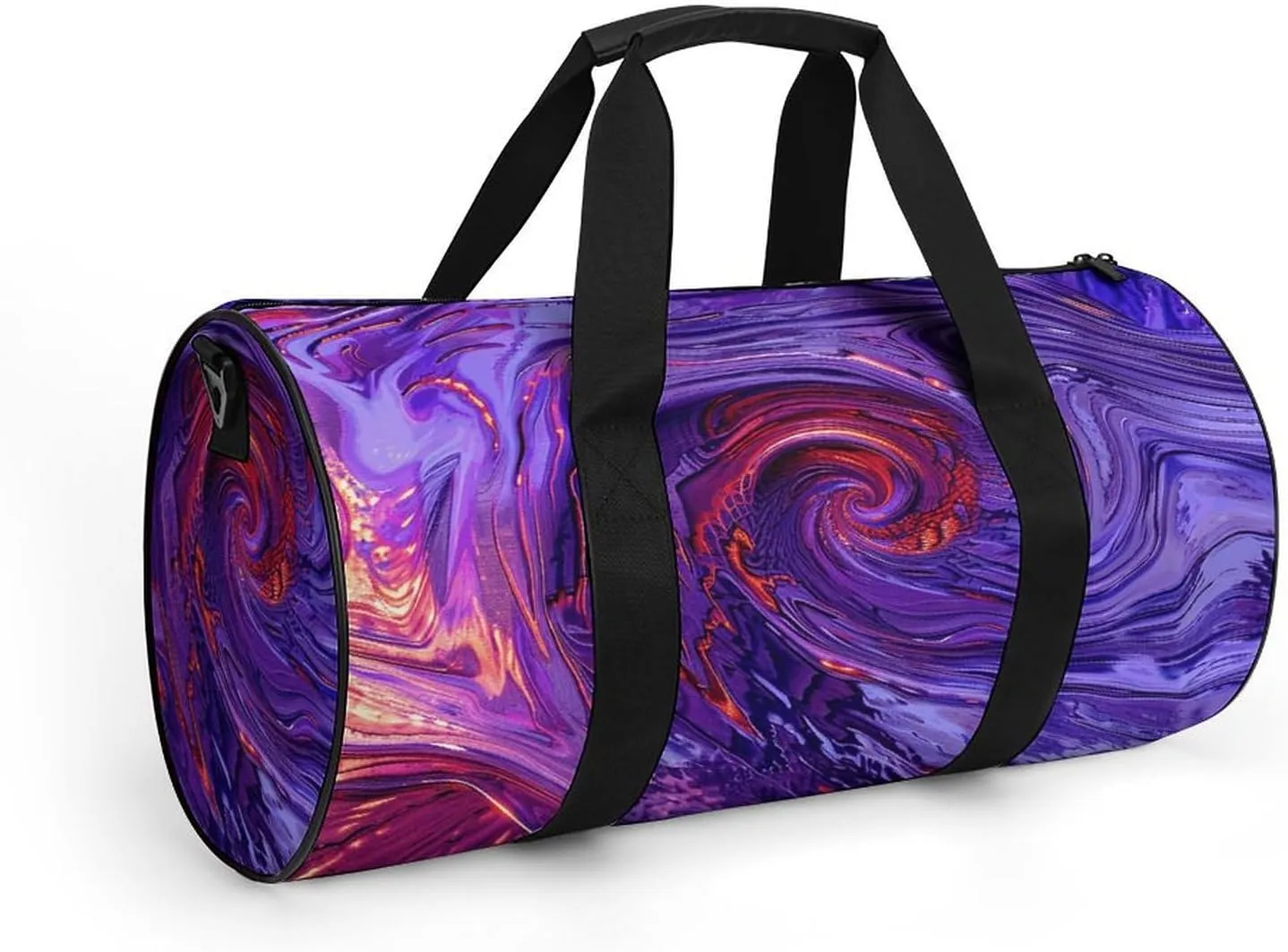 Duffel Bag for Men Women Gym Bag Twist Rotate Shape Travel Duffel Bag Waterproof Overnight Bag for Sports Workout