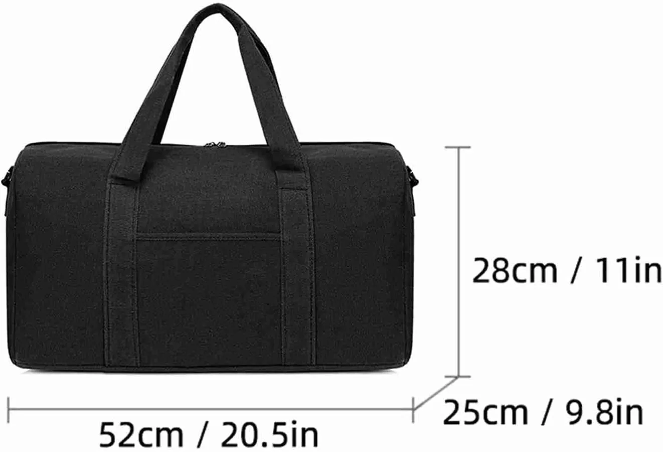 Duffle Bag For Travel, Large Capacity Travel Bag can Hold 15.6 Inch Laptop Travel Toiletry Bag Weekender Bags For Women with Haul Handles for Men and Women Travel Work Gym