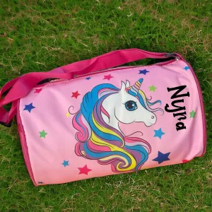 Duffle Bag - Unicorn with stars