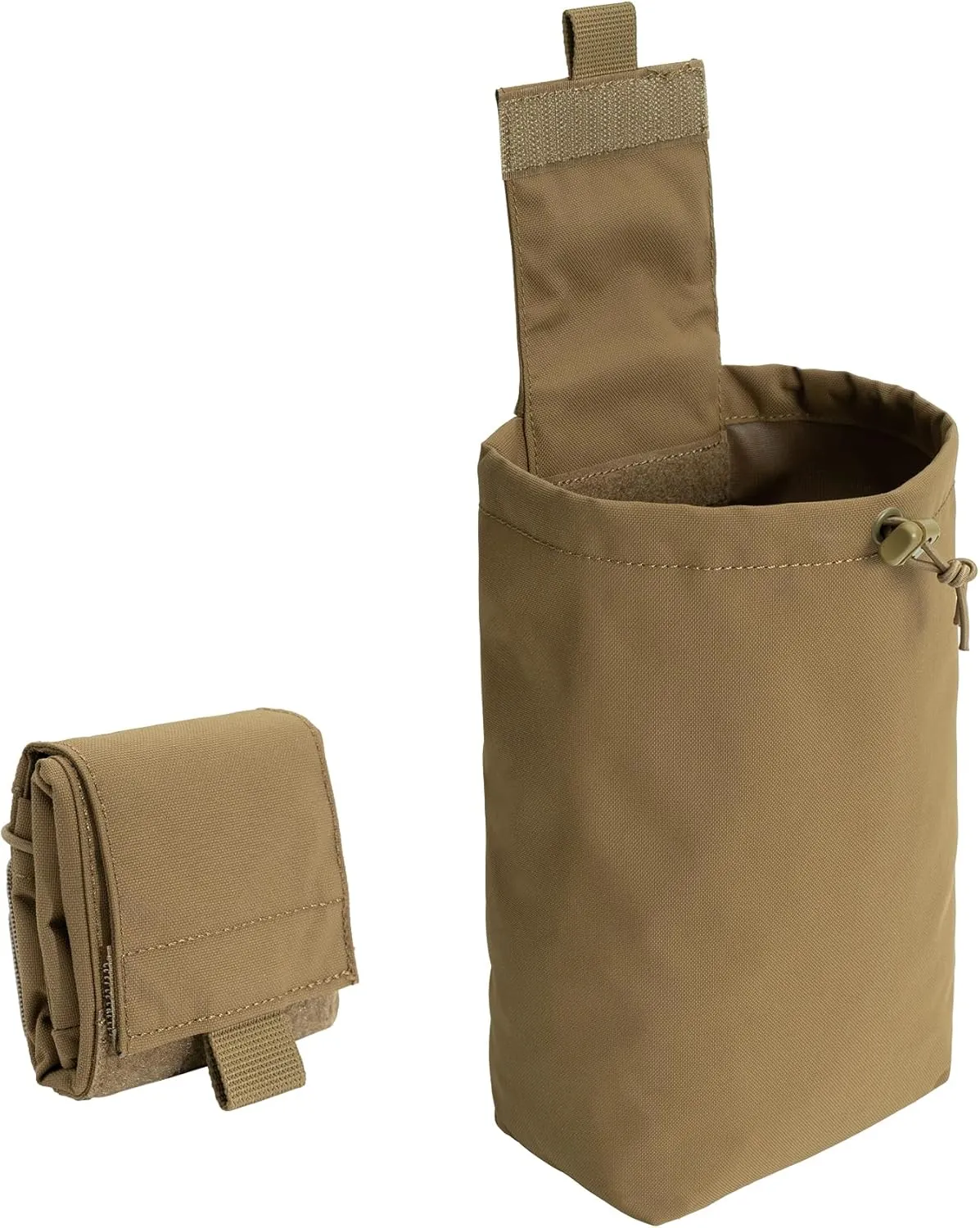Dump Pouch Tactical Belt Magazine Recovery Pouch Roll Up Foldable Mag Pouches MOLLE Utility EDC Waist Storage Bag
