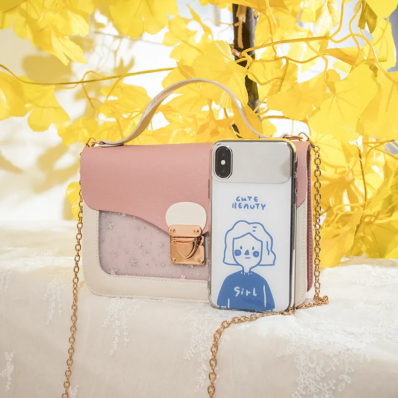 Durable Cool Cover Korean Sequins Printing Phone Bags