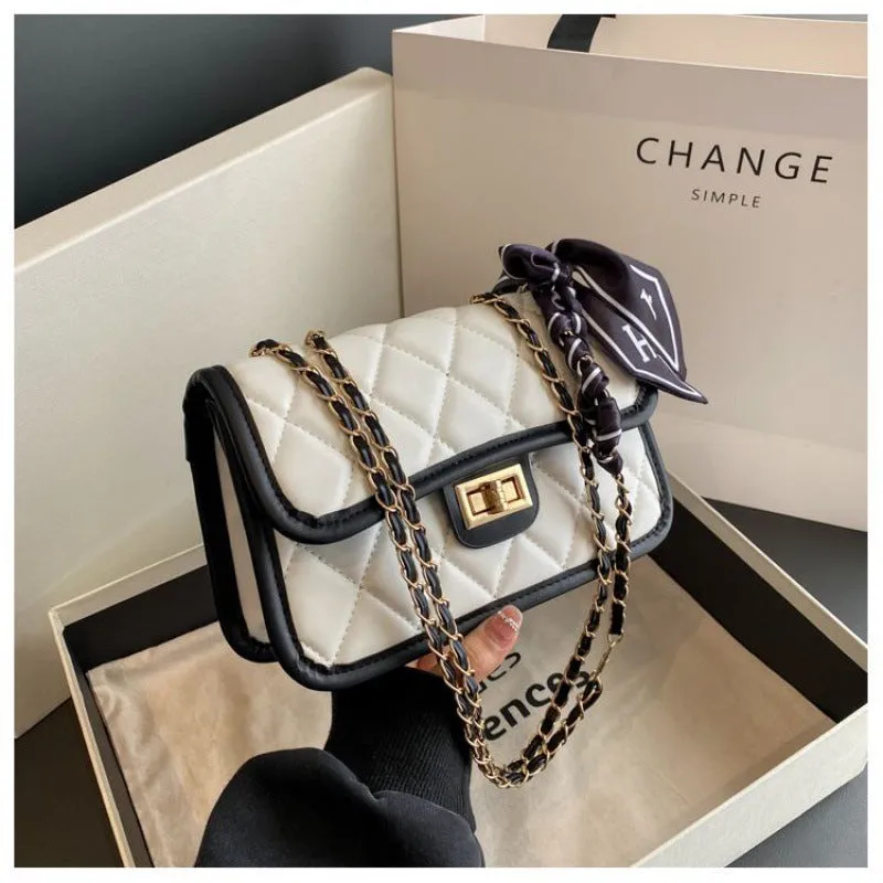 Durable Women's Chain Western Style Pouch Shoulder Bags
