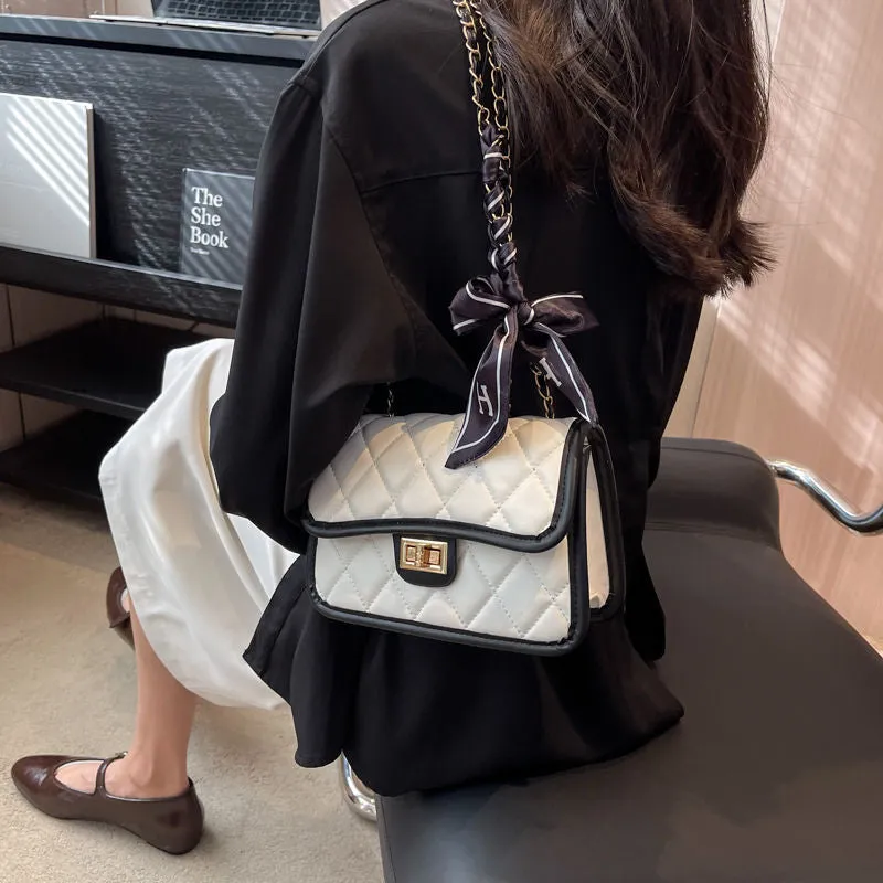 Durable Women's Chain Western Style Pouch Shoulder Bags
