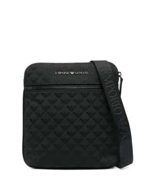 E 'Clat Allover Logo Crossbody Bag