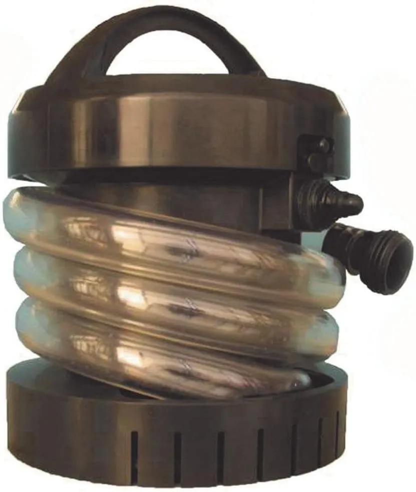 ECO-FLO Products BSUP Battery Operated Submersible Utility Pump, 1/55 HP, 138 GPH