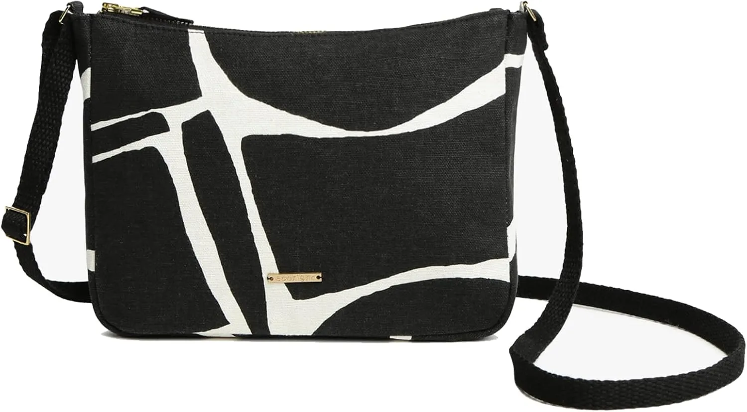 Eco Right Organic Canvas Crossbody Bags for Women, Water-Resistant Mini Purse