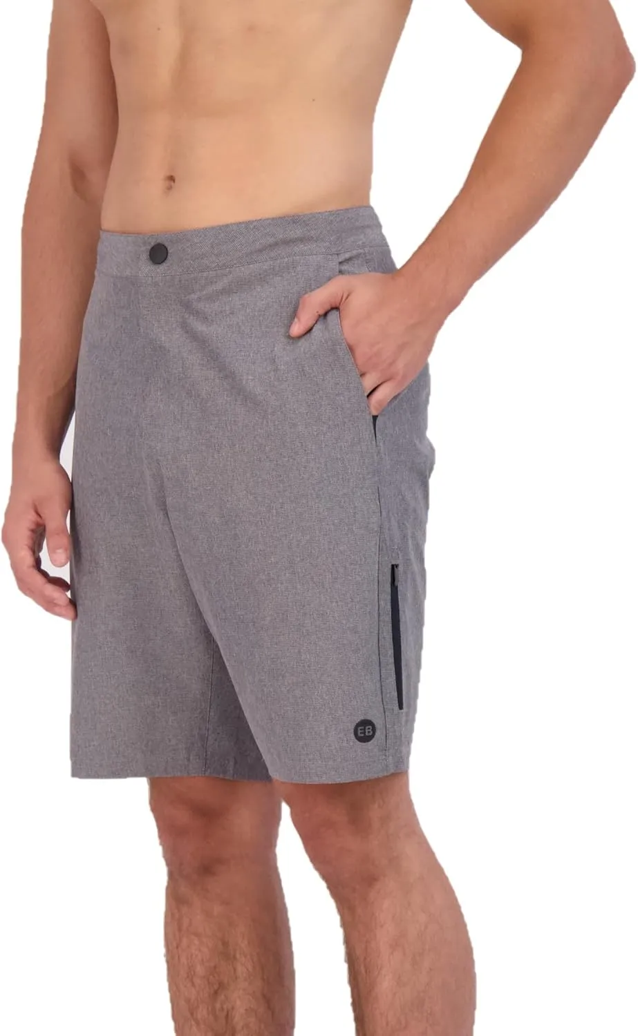 Eddie Bauer Men's Hybrid SPF 50  Swim Trunks 9" Inseam Perfect Blend of Comfort, Stretch & Protection for Outdoor Enthusiasts