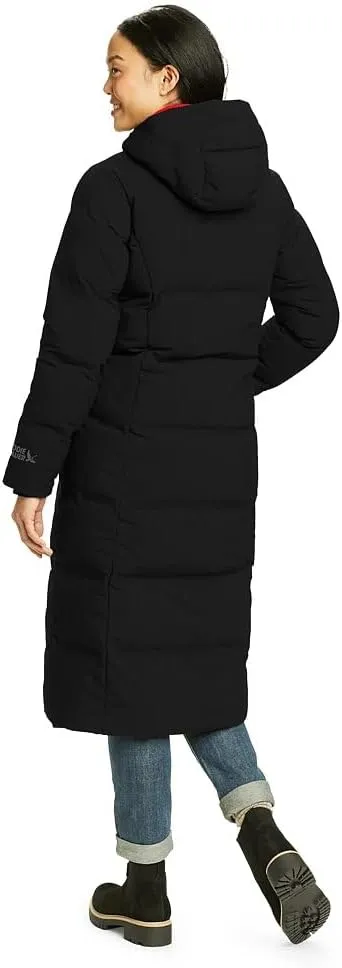 Eddie Bauer womens Glacier Peak Seamless Stretch Down Duffle Coat