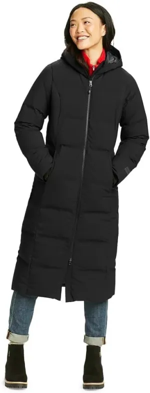 Eddie Bauer womens Glacier Peak Seamless Stretch Down Duffle Coat