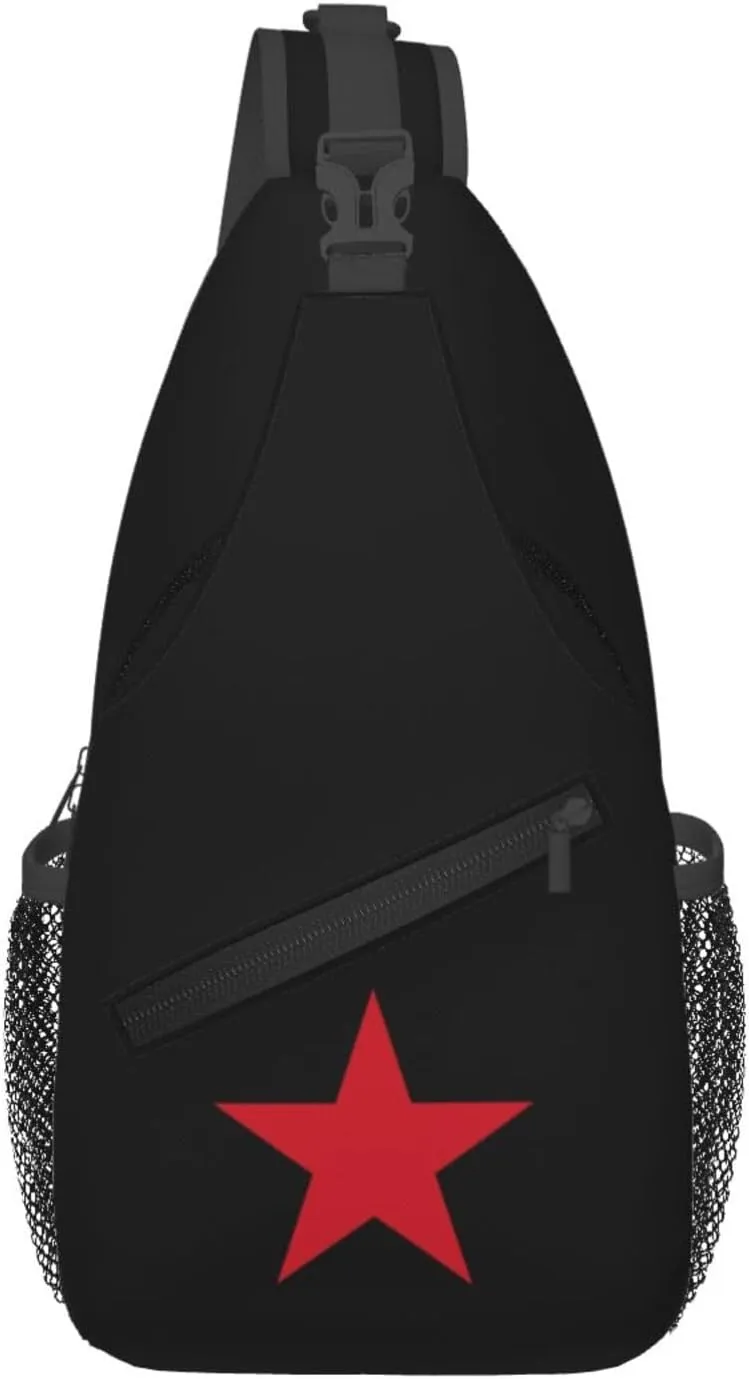 Ejército Zapatista de Liberacin Nacional, Flag Crossbody Bags For Women Men Chest Backpack Gym Shoulder Bag Travel Outdoor Sports Casual Crossbody Bags