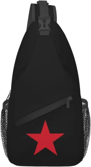 Ejército Zapatista de Liberacin Nacional, Flag Crossbody Bags For Women Men Chest Backpack Gym Shoulder Bag Travel Outdoor Sports Casual Crossbody Bags