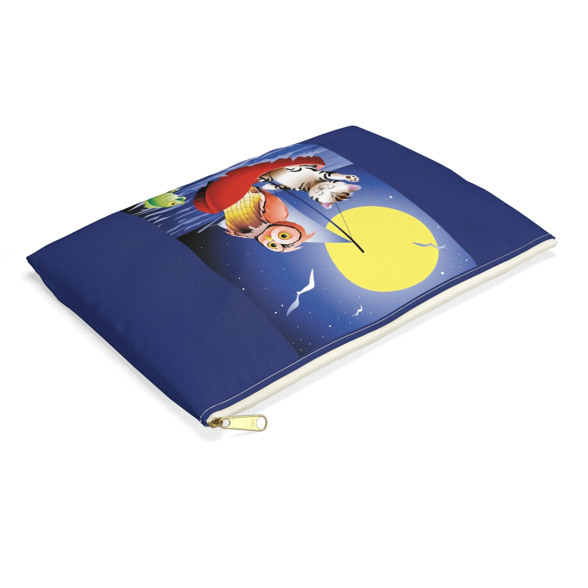 Embarking on a Moonlit Journey Accessory Pouch
