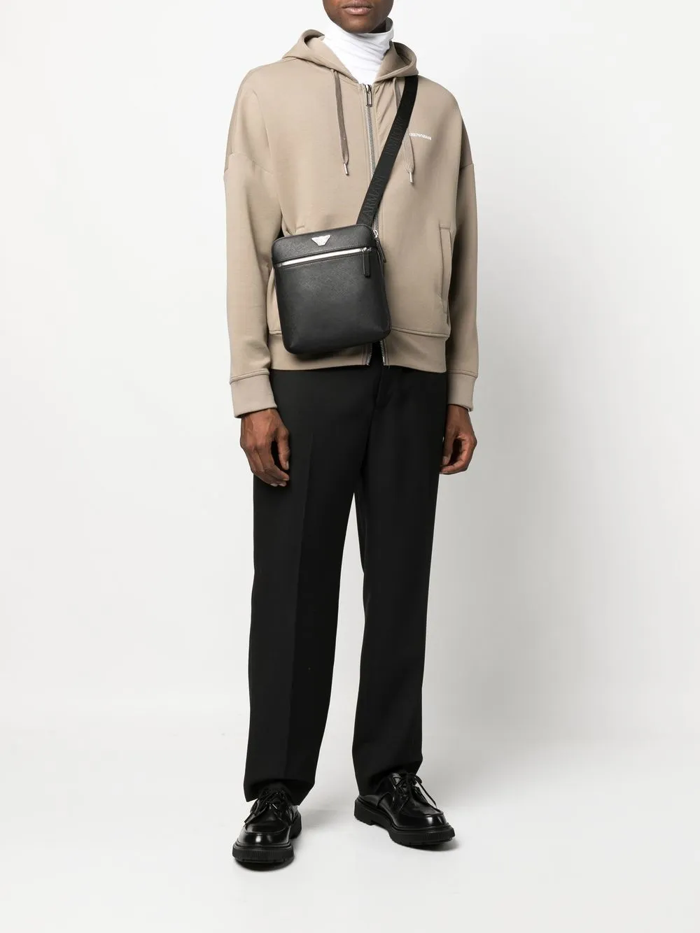 Emporio Armani Faux Leather Crossbody Bag