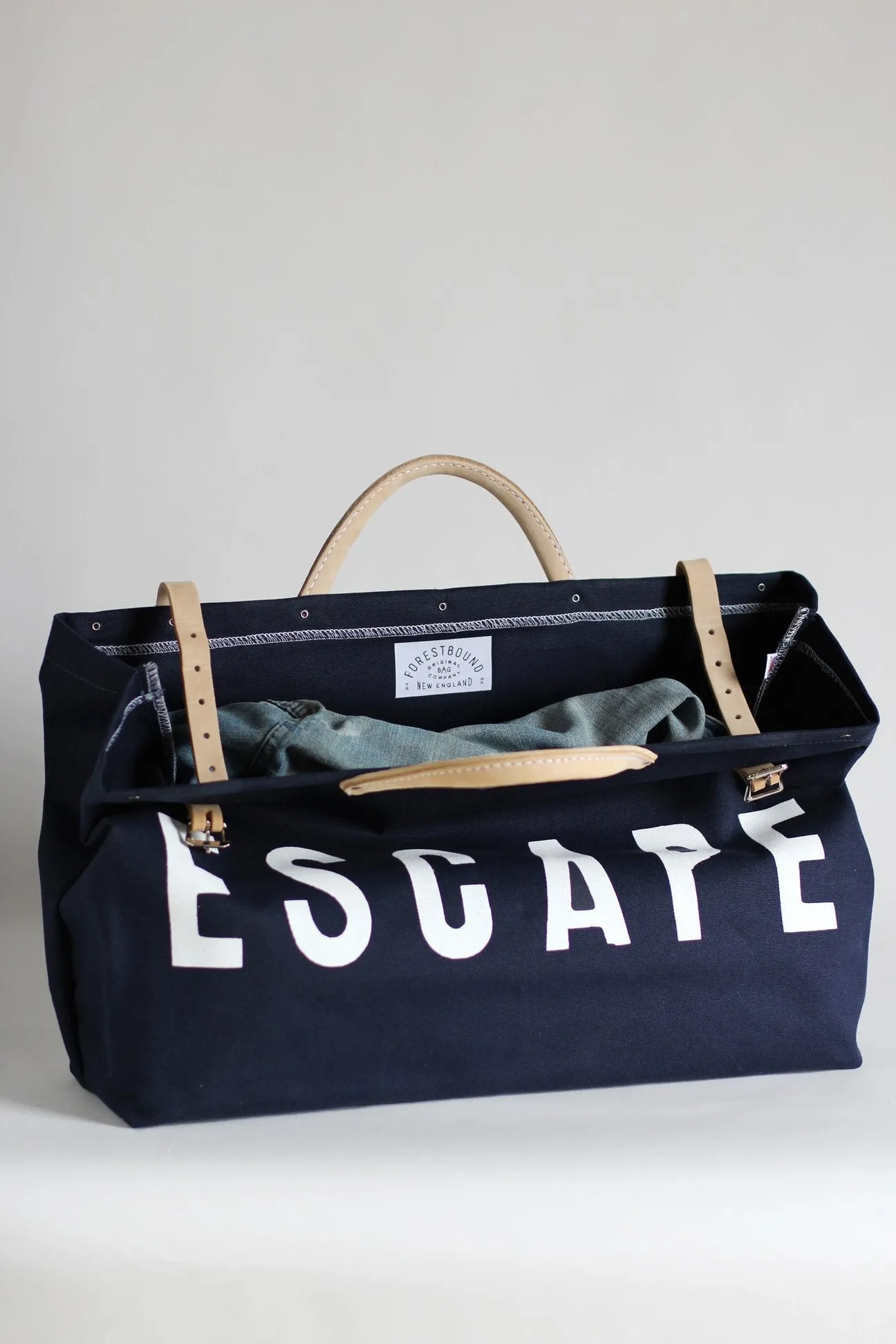 ESCAPE Canvas Utility Bag  Navy Blue | Forestbound bags