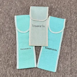 Estate T&Co. Set of 3 Foldover Dustcover Pouches (Empty)