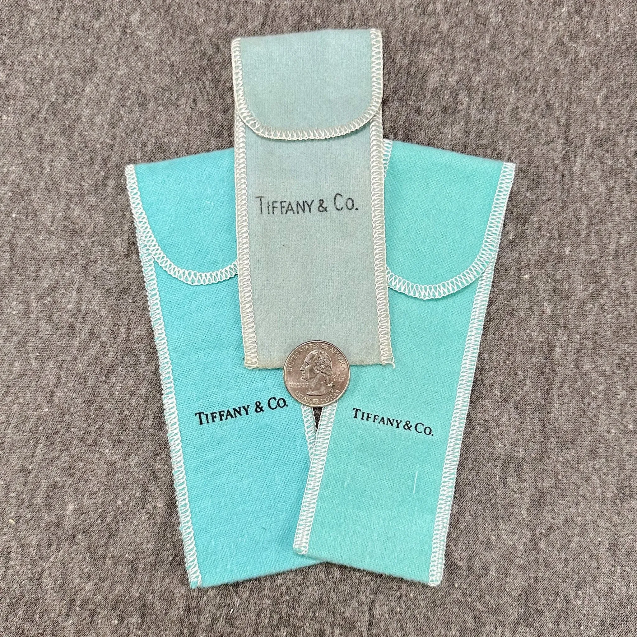 Estate T&Co. Set of 3 Foldover Dustcover Pouches (Empty)