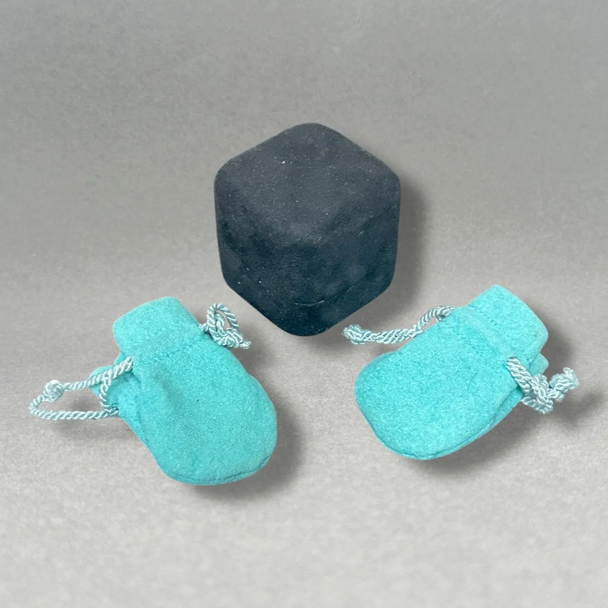 Estate Tiffany & Co. Inner Ring Box & 2 Pouches (Empty)