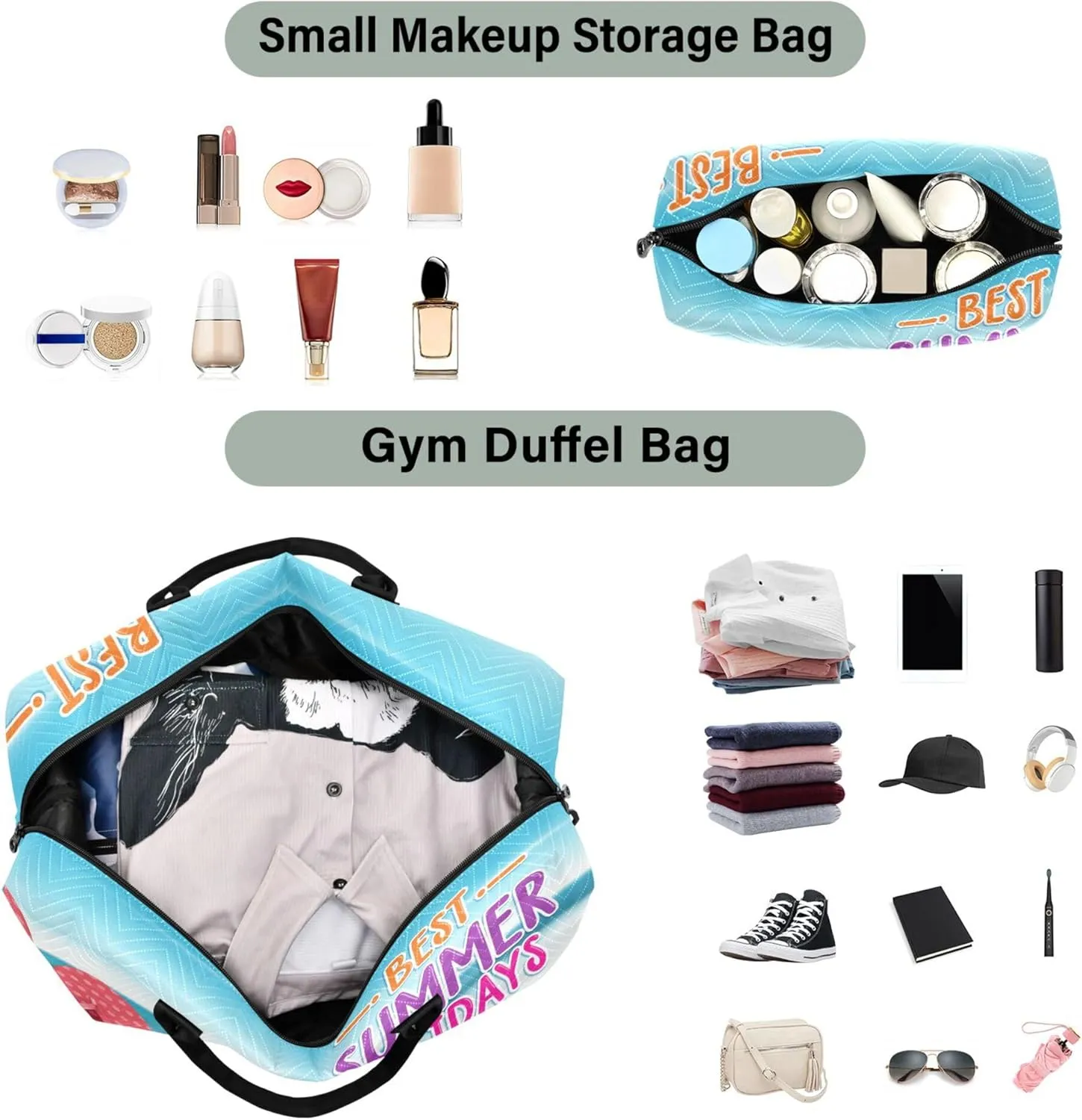 Exnundod Women Weekender Bags Sandy Starfish Shell Travel Duffel Bags Carry On Overnight Bag Best Summer Holidays Large Hospital Tote Luggage