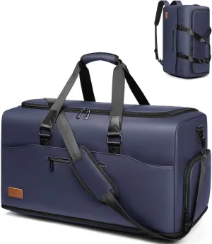 Expandable 55/70L Duffle Bag for Travel,Travel Bag for Men,Carry on Weekend Bag with Shoe Compartment,Waterproof Gym Bags Overnight Bag for Men Women