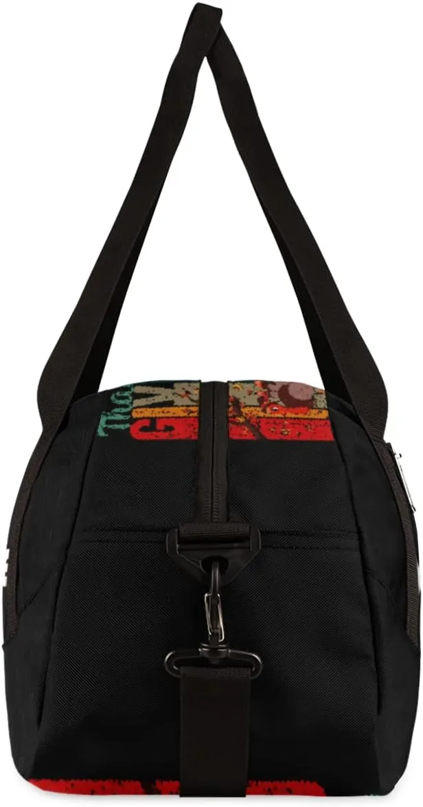 Fall Thanksgiving Day Personalized Kids Duffel Bag for Girls Boys, thanksgiving Custom Dance Bag Overnight Small Duffel Bag Carry On Weekend Sports Travel Bag for School Practice Gymnastics Ballet