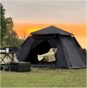 Family Tent Windows On All Sides, Family Tents for Camping Light and Stable Tent Waterproof for Family Camping,Hiking Party 4 People