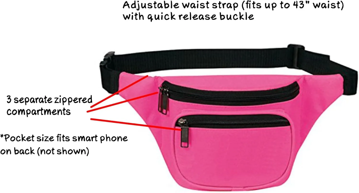 Fanny Pack, BuyAgain Quick Release Buckle Travel Sport Waist Fanny Pack Bag For Men Or Women