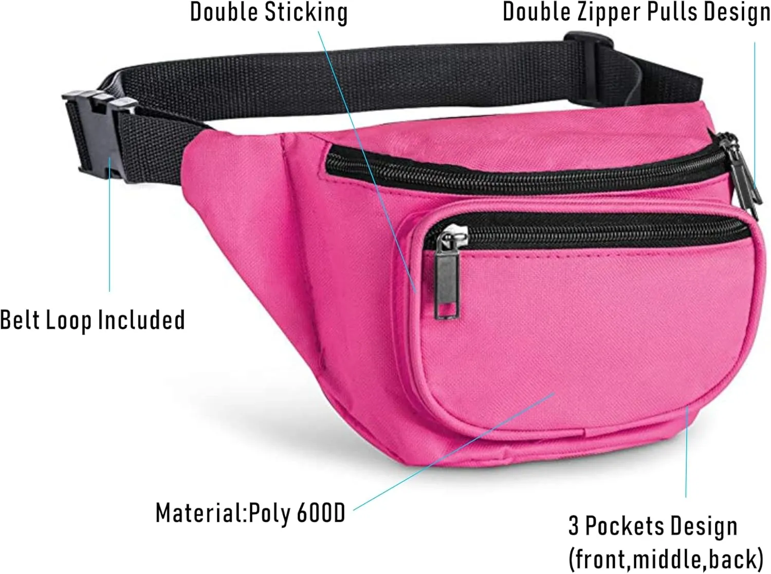 Fanny Pack, BuyAgain Quick Release Buckle Travel Sport Waist Fanny Pack Bag For Men Or Women