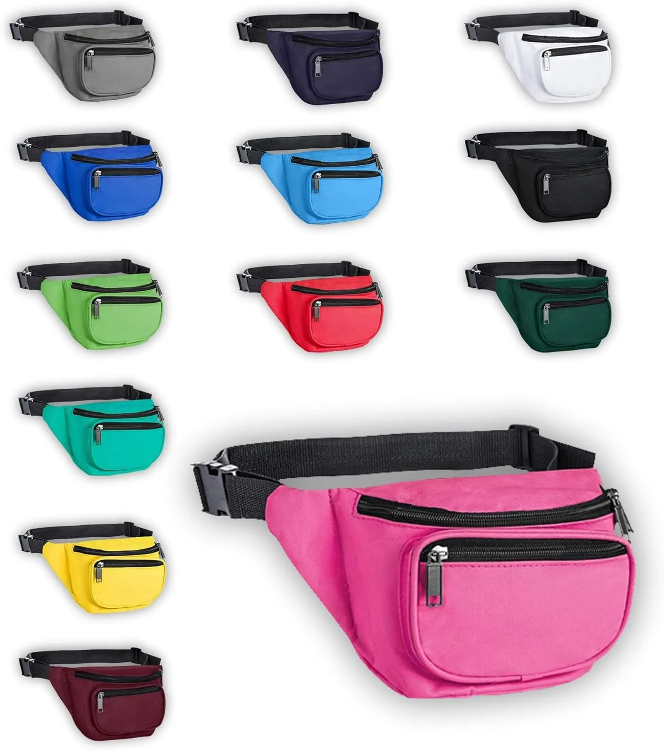 Fanny Pack, BuyAgain Quick Release Buckle Travel Sport Waist Fanny Pack Bag For Men Or Women