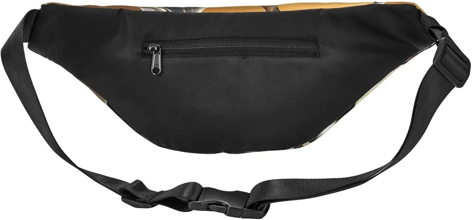 Fanny Pack Falcon Fighter Waist Pack For Women Men Waterproof Belt Bag With Adjustable Belt Casual Crossbody Bag Travel Waist Bag For Sports Running Cycling