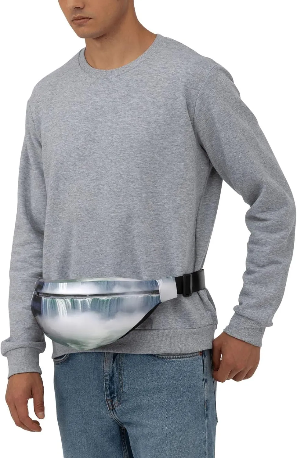 Fanny Pack for Men Women Waist Bag Adjustable Waist Pack Crossbody Belt Bag Niagara Falls Bum Bag