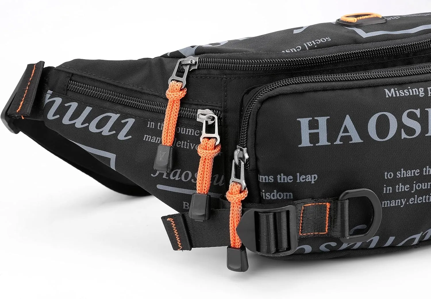 Fanny Pack for Men Women Waist Bag with Headphone Jack Utility Hip Belt Pouch Crossbody Bags Bumbag for Cycling Hiking Walking Fishing Army Green02