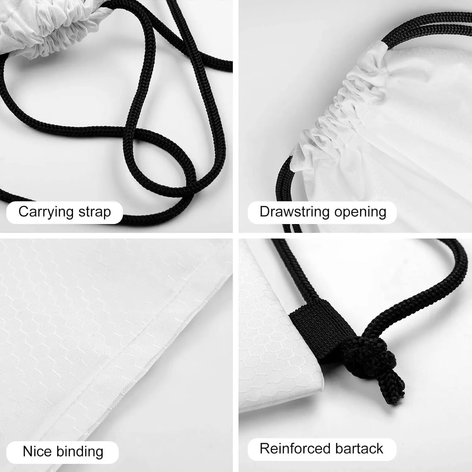 Fashion Shoulder Bag Handbag, Lightweight Ethnic Owl Durable Drawstring Bag Large Capacity Backpack Sackpack Bags for Men and Women
