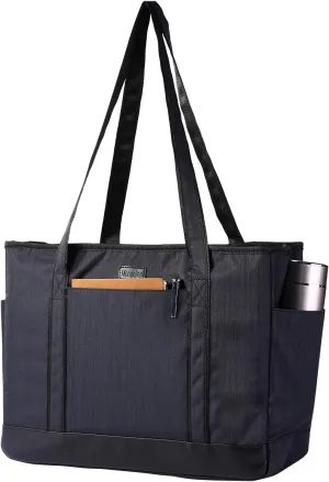 Fashion Teacher Tote Bag, Large Utility Work Bags with Laptop Compartment for Women & Men