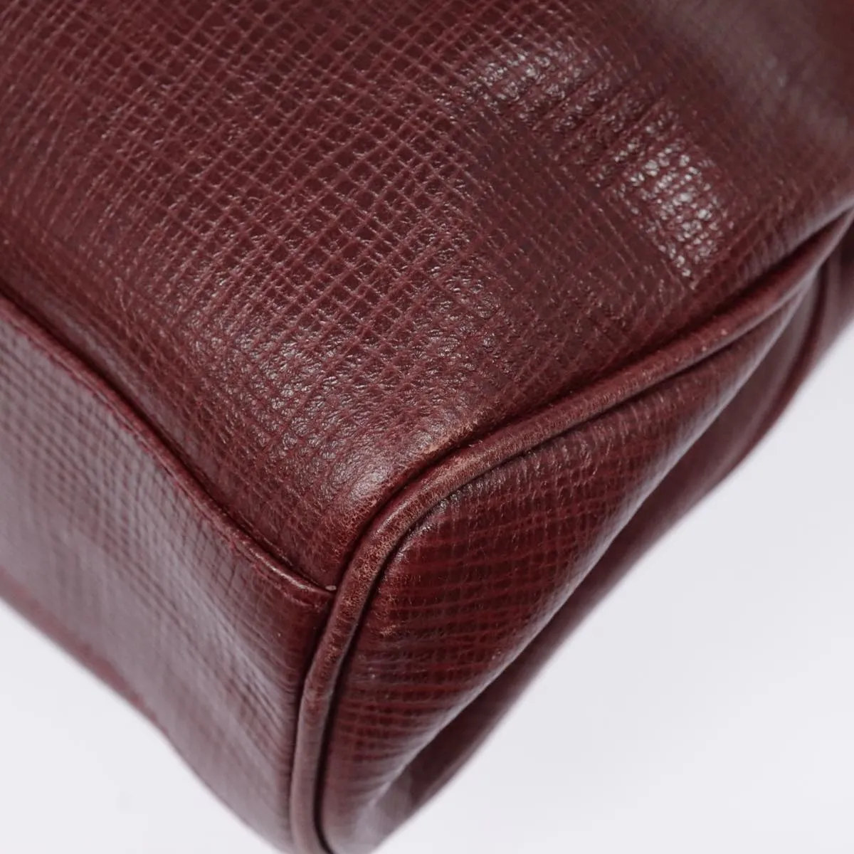 FENDI Shoulder Bag Leather Red yk15406