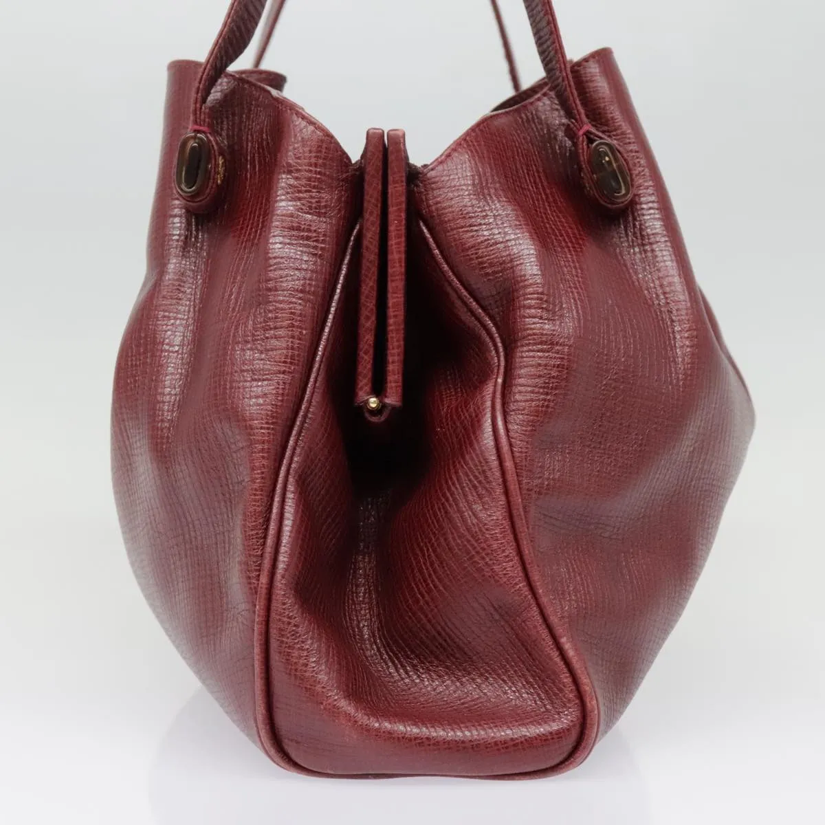 FENDI Shoulder Bag Leather Red yk15406