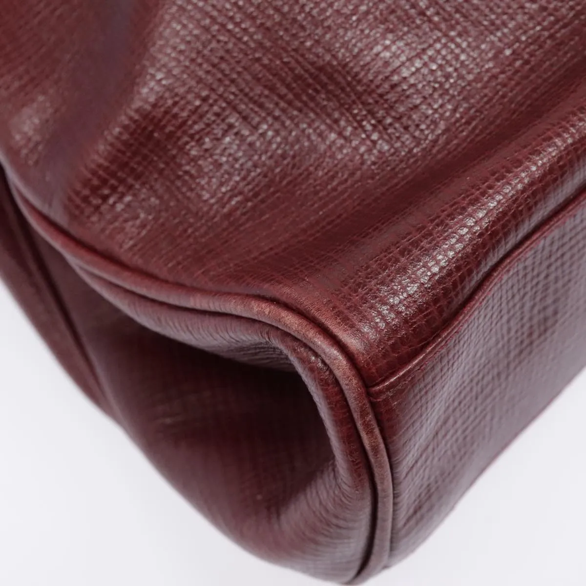 FENDI Shoulder Bag Leather Red yk15406