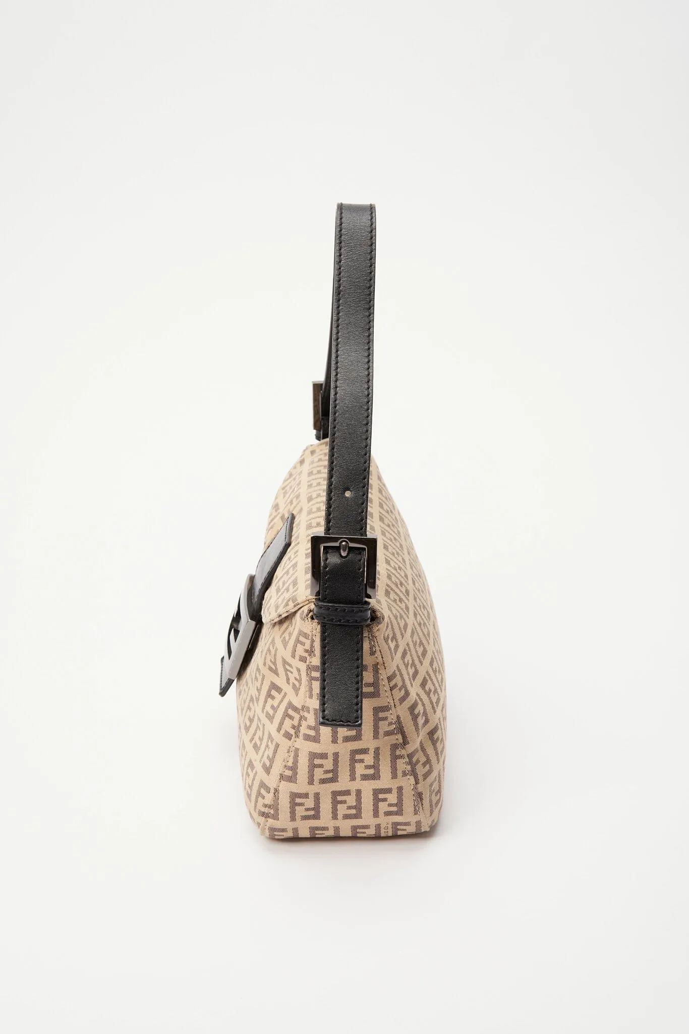 Fendi Vintage Cream Baguette in Beige Zucchino Canvas