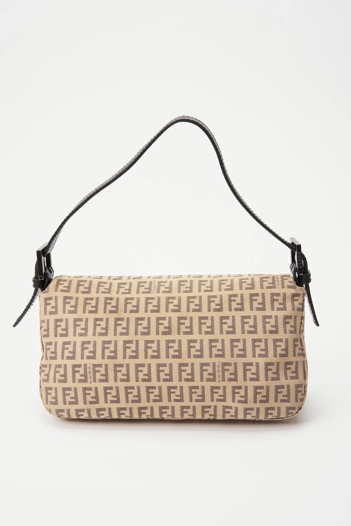 Fendi Vintage Cream Baguette in Beige Zucchino Canvas