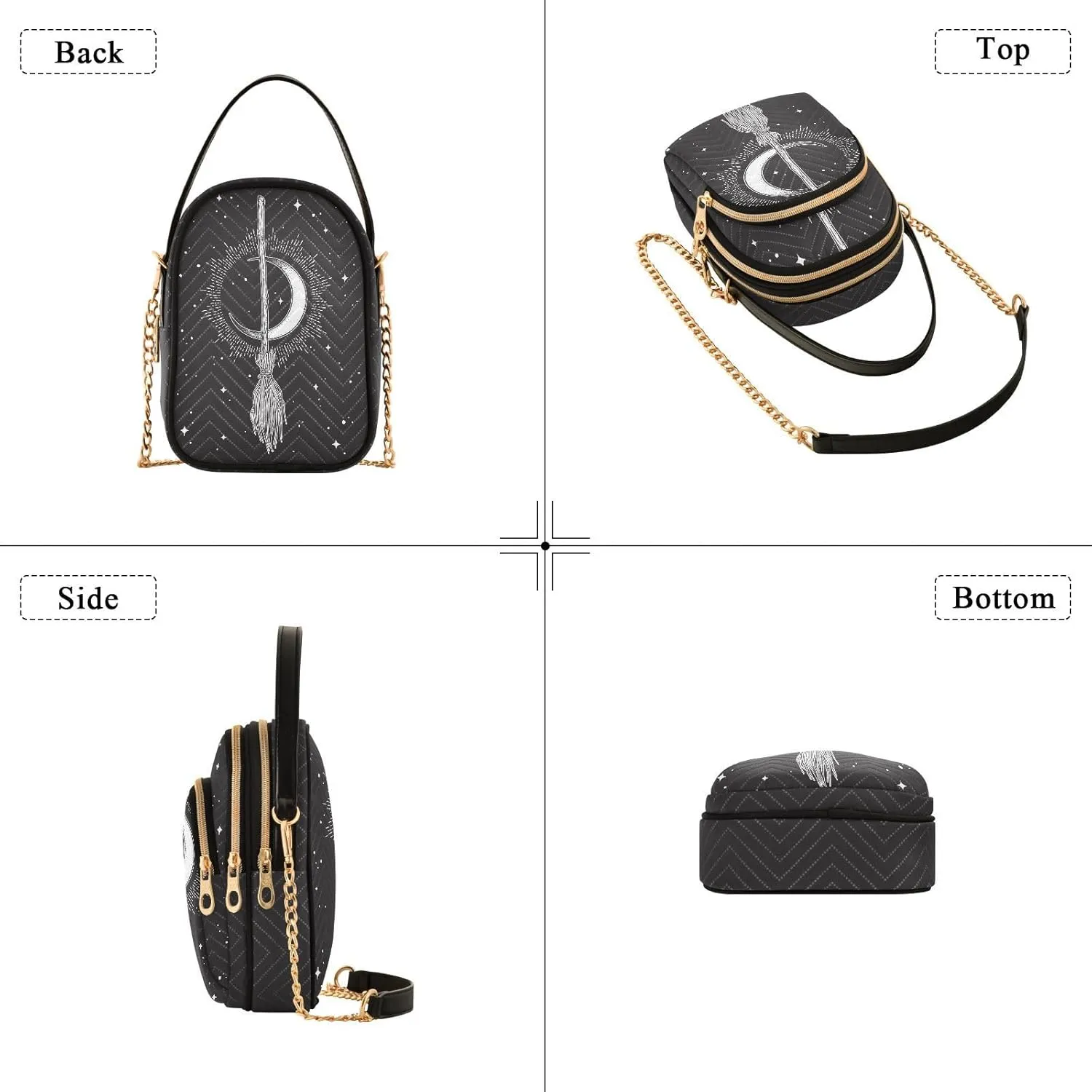 Festive Cell Phone Purse Crossbody Handbag Durable Shoulder Bag